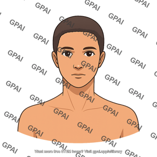 Adult 3 head male anterior
