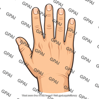 Hand dorsal view