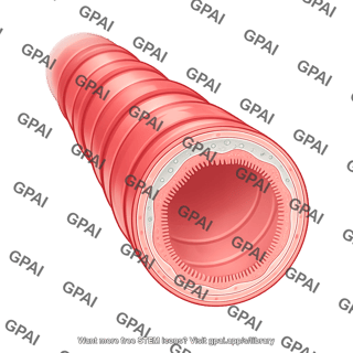 Airway normal cross section