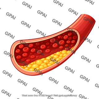 Atherosclerosis cross section 1a fatty streak