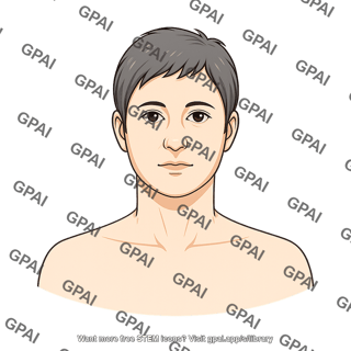 Adult 6 head gender neutral anterior 925
