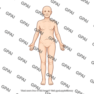 Elderly adult 6 gender neutral anterior