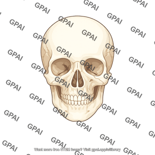 Skull anterior male