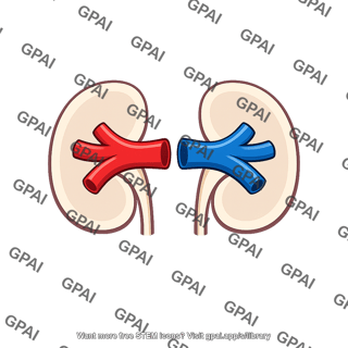 Renal artery and vein