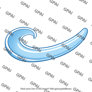 Stylized wave