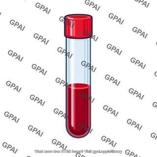 Blood test tube