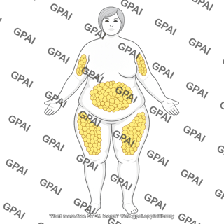 Adipose tissue distribution adult female stage iv obesity 51