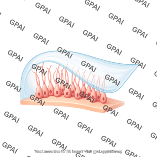 Vestibular system macula gel bent
