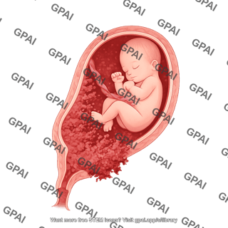 Fetus with placenta accreta spectrum in utero third trimester