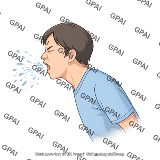 Sneezing adult