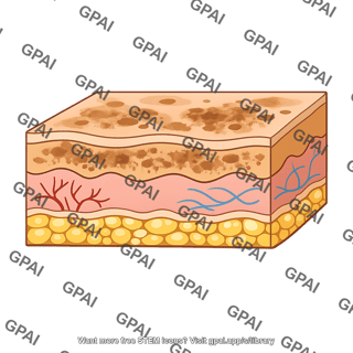 Skin pigmented