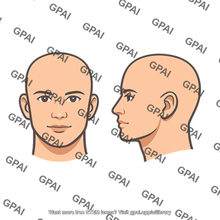 Head front and side