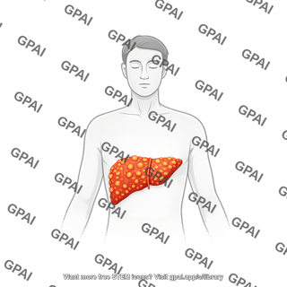 Liver cirrhosis on male