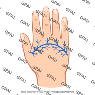 Dorsal venous arch of hand