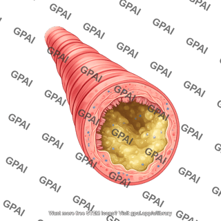 Airway cystic fibrosis cross section