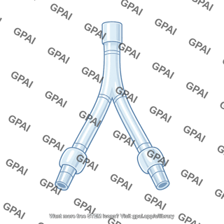 Endotracheal tube bifurcated