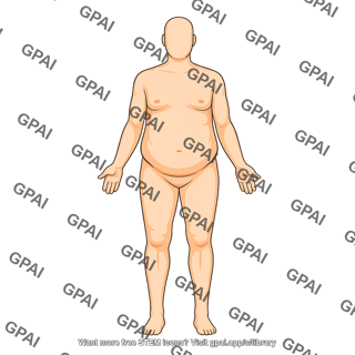 Adult 5 male stage i obesity anterior 22