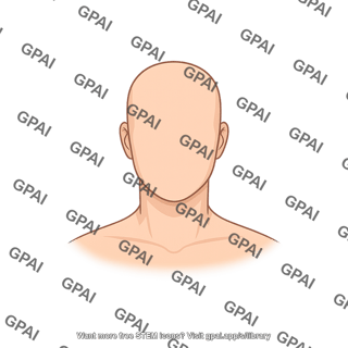Adult male head anterior no features