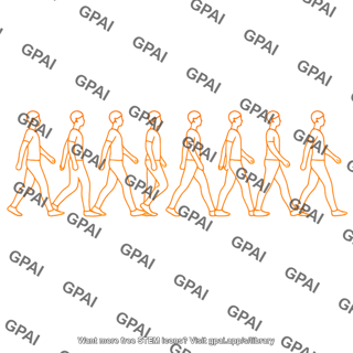 Adult walking gender neutral gait cycle 8 lateral silhouette