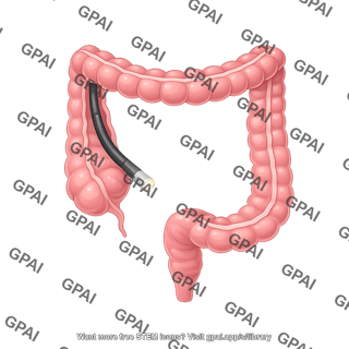 Large intestine human colonoscopy