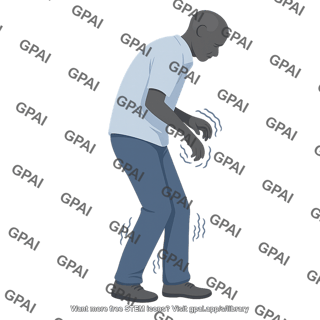 Parkinsons elderly man