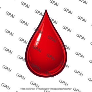 Blood droplet