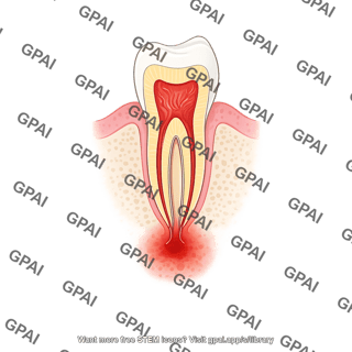 Apical periodontitis primary incisor