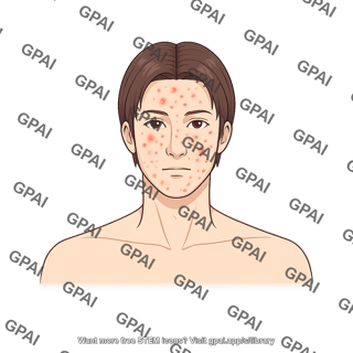 Adult 6 head male anterior