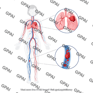 Cardiovascular system dvt and pulmonary embolism human female