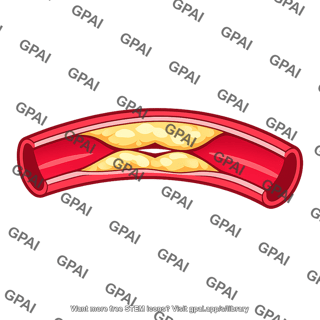 Coronary artery stenosed