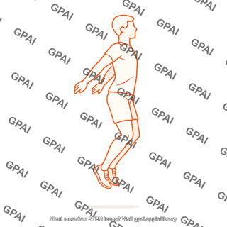 Adult jumping gender neutral bodyweight 185