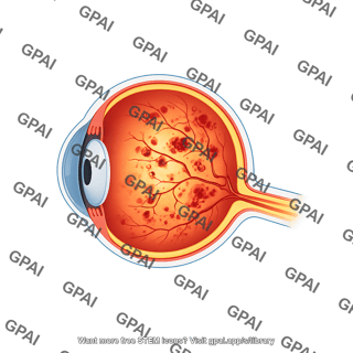 Eye retinopathy vaso obliteration