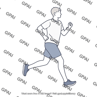 Person jogging male