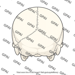 Skull posterior view