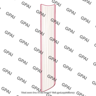Book pages side view