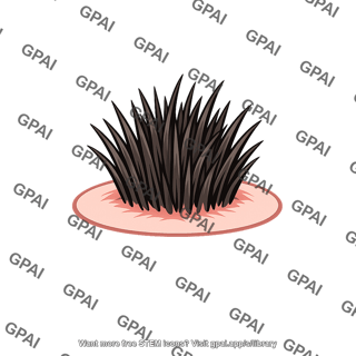 Tuft of hair