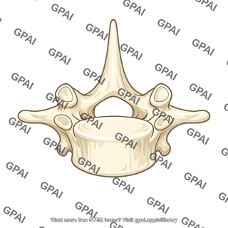 Thoracic vertebra atypical
