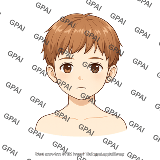 Child 6 head male anterior 710