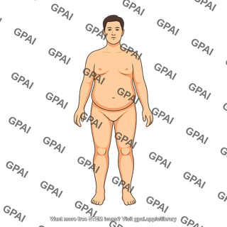 Adult 5 male stage i obesity anterior