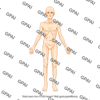 Elderly adult 7 male underweight anterior