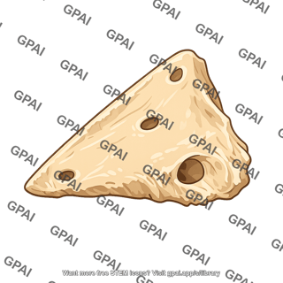 Swiss cheese wedge