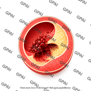 Atherosclerosis cross section 3 rupture and thrombosis