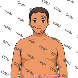 Adult 4 head gender neutral anterior