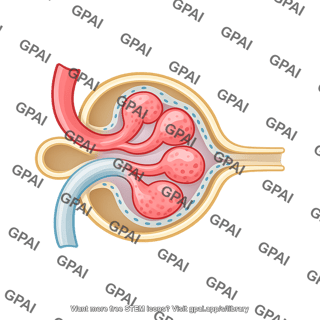 Renal corpuscle cross section 01