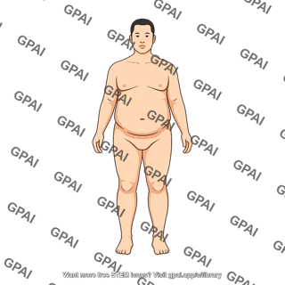 Adult 6 male stage i obesity anterior