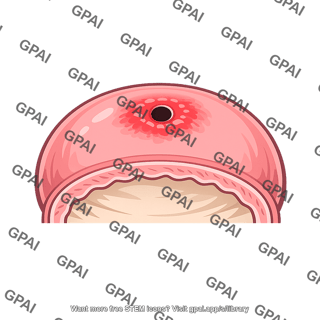 Bladder dome perforated