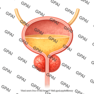 Bladder male half full prostatitis 808