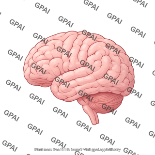 Brain lateral view