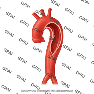 Aortic dissection debakey type 1