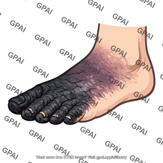 Gangrene foot